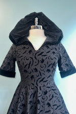 Black Tara Halloween Night Hooded Dress by Banned