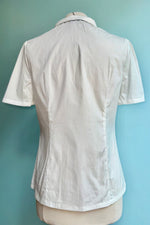 Rainbow Butterfly Collar Button Down Blouse