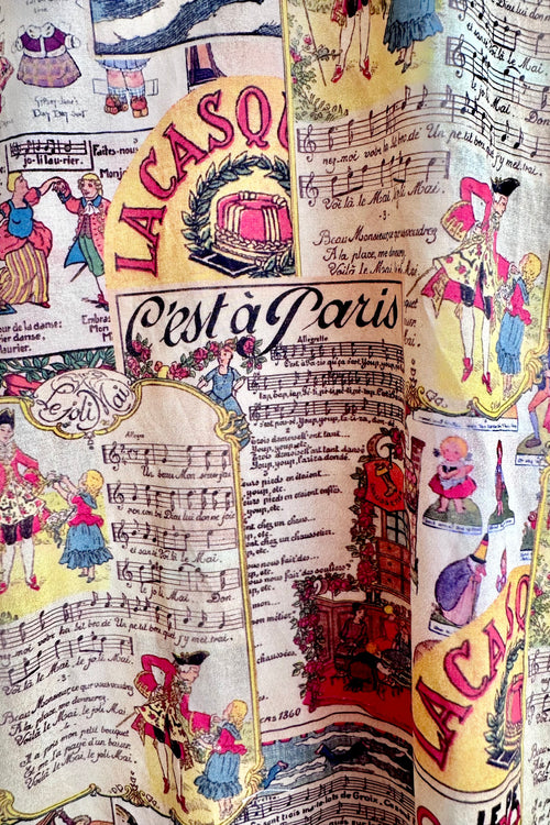 Musical Cartoon Full Skirt by Tulip B.