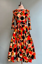 Mid Century Geometrics Aria Dress by Miss Lulo