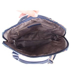 William Morris Strawberry Thief in Blue Tapestry Satchel Bag