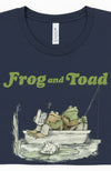 Frog and Toad Boat T-Shirt in Blue