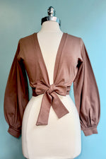 Mocha Grace Full Sleeve Sweet Sweater by Heart of Haute