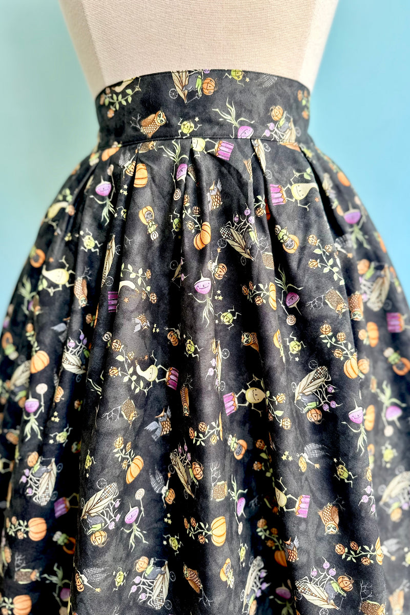 Squash Doris Skirt in Green by Retrolicious