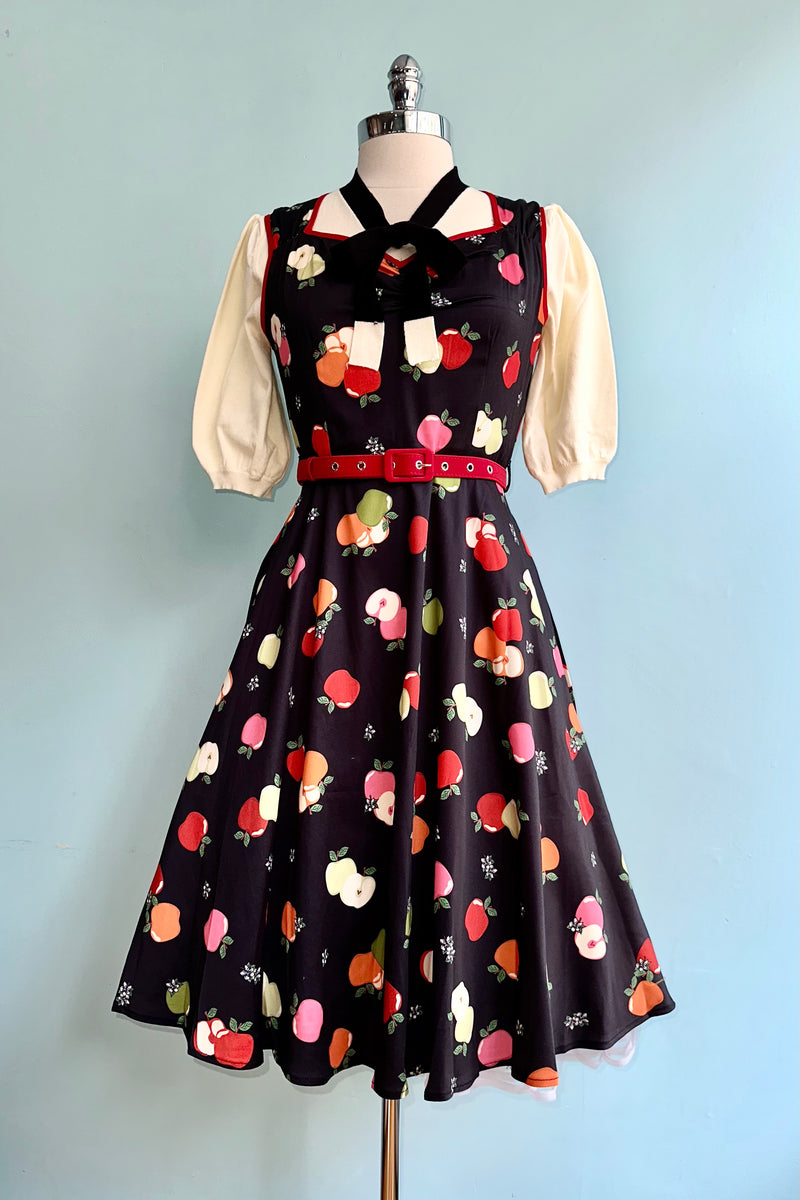 Apple Dress in Red and Black by Voodoo Vixen