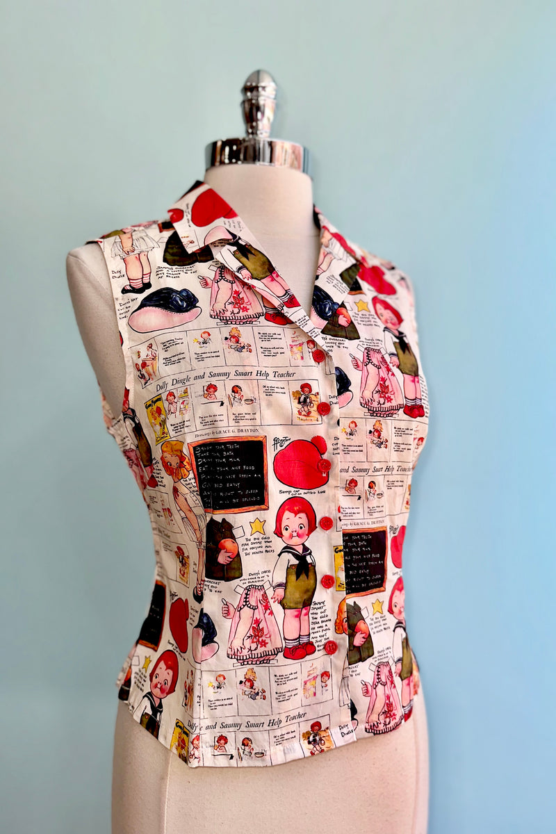 Vintage Cartoons Top by Tulip B.