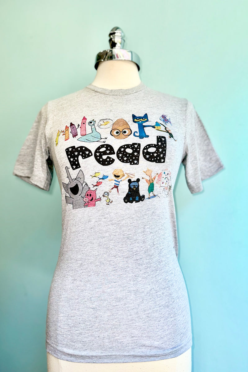 Kids Book Characters T-Shirt in Grey