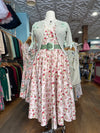 Pink Floral Lysandra Midi Dress by Timeless London