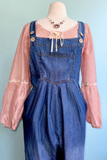 Chambray Overalls Jumpsuit