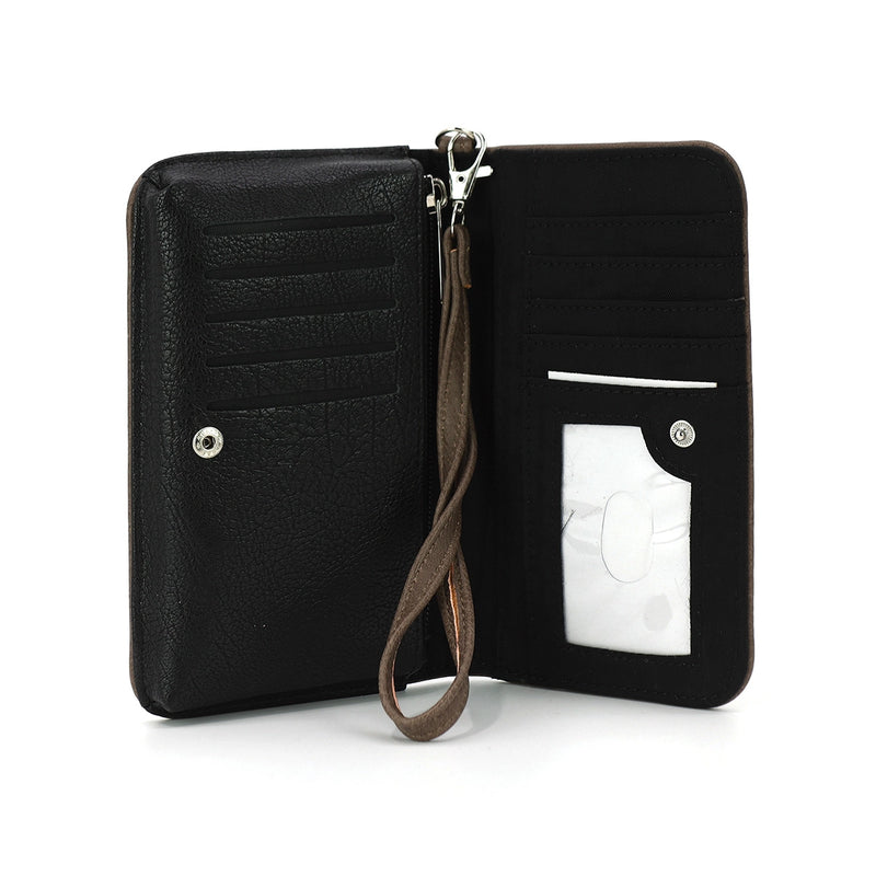 Wuthering Heights Book Wallet in Brown