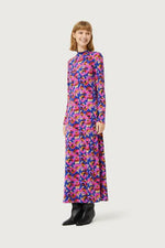 Colorful Midi Knit Dress by Compania Fantastica