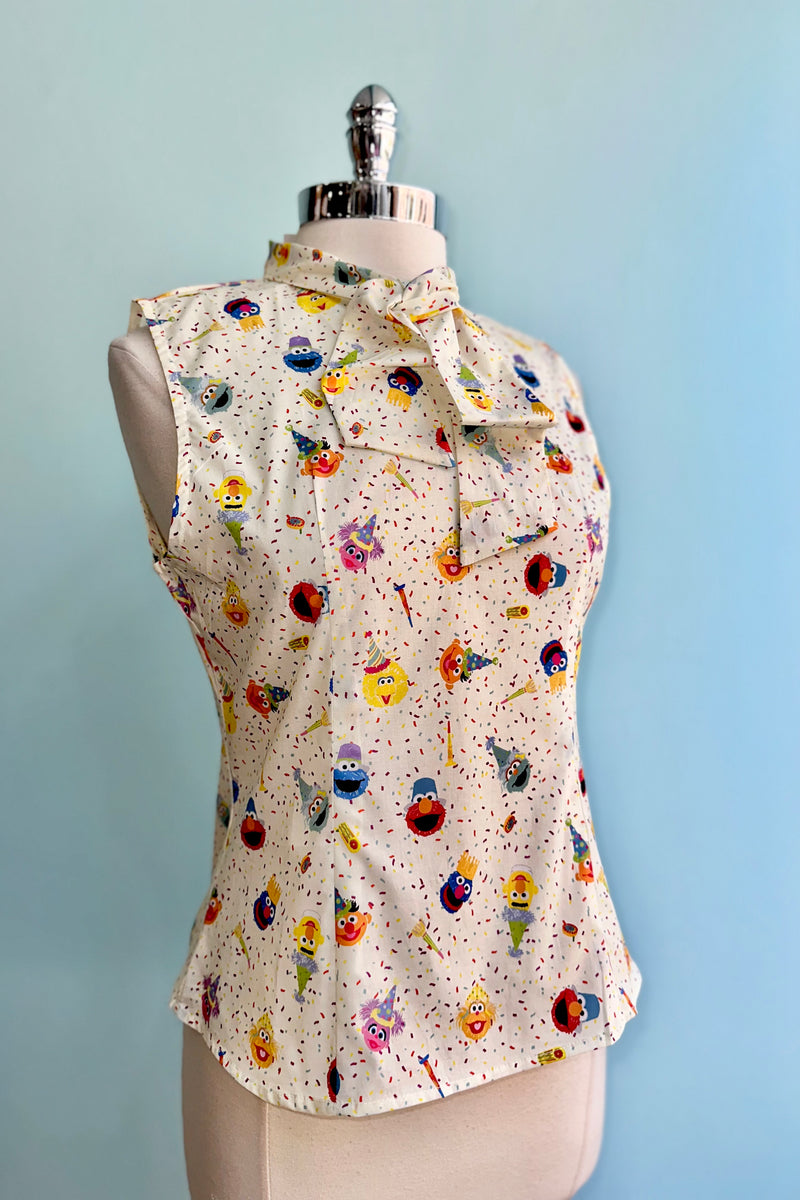 Sesame Street Sleeveless Bow Top by Tulip B.