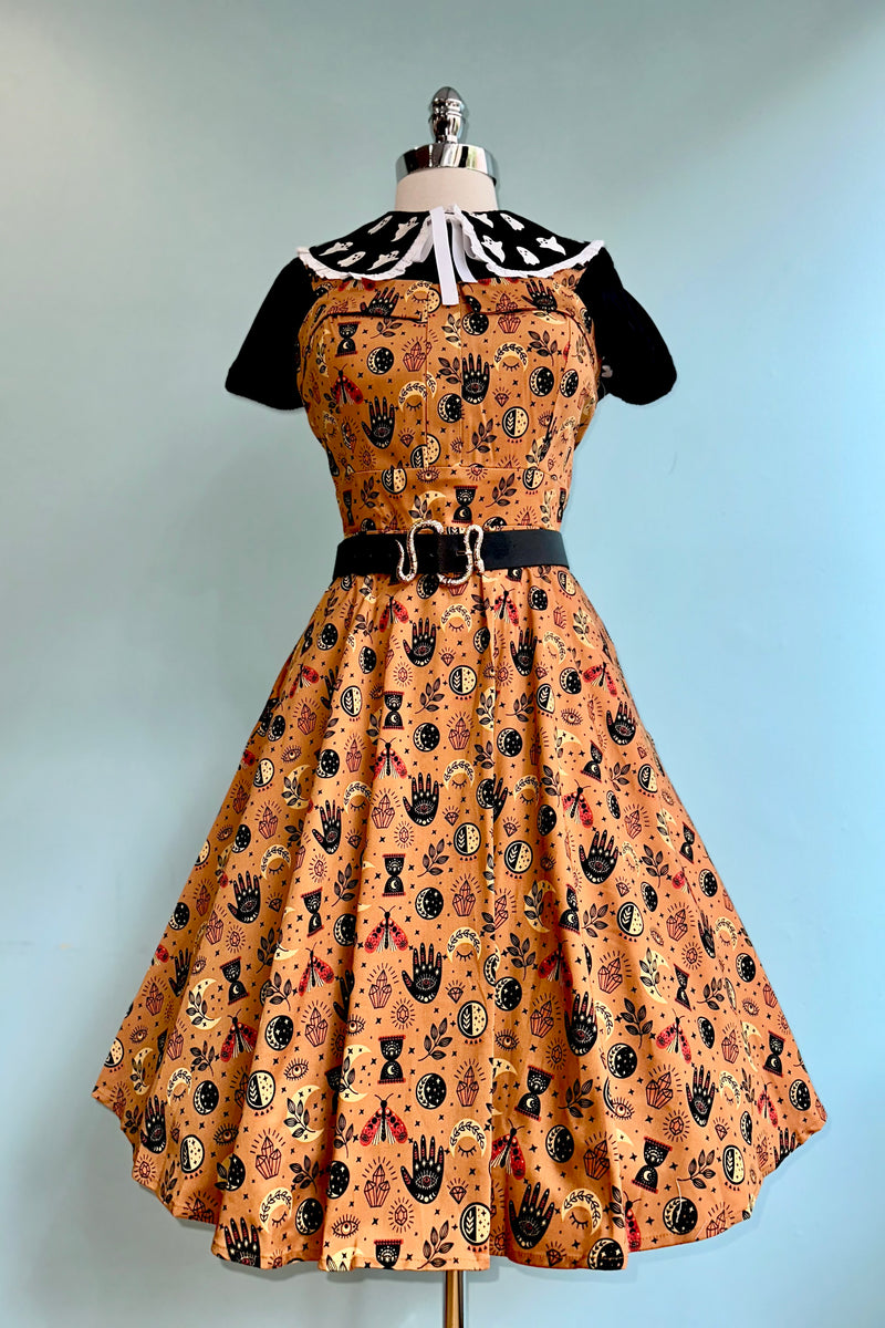 Phantomette Ghost Blouse by Hell Bunny