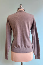 Baby Deer Pullover Sweater in Grey