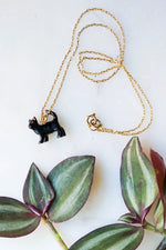 Tiny Rufio Cat Necklace by Peter and June