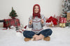 Fair Isle Toggle Button Cardigan Sweater