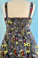 Botanical Butterfly Fold-Over Dress by Eva Rose