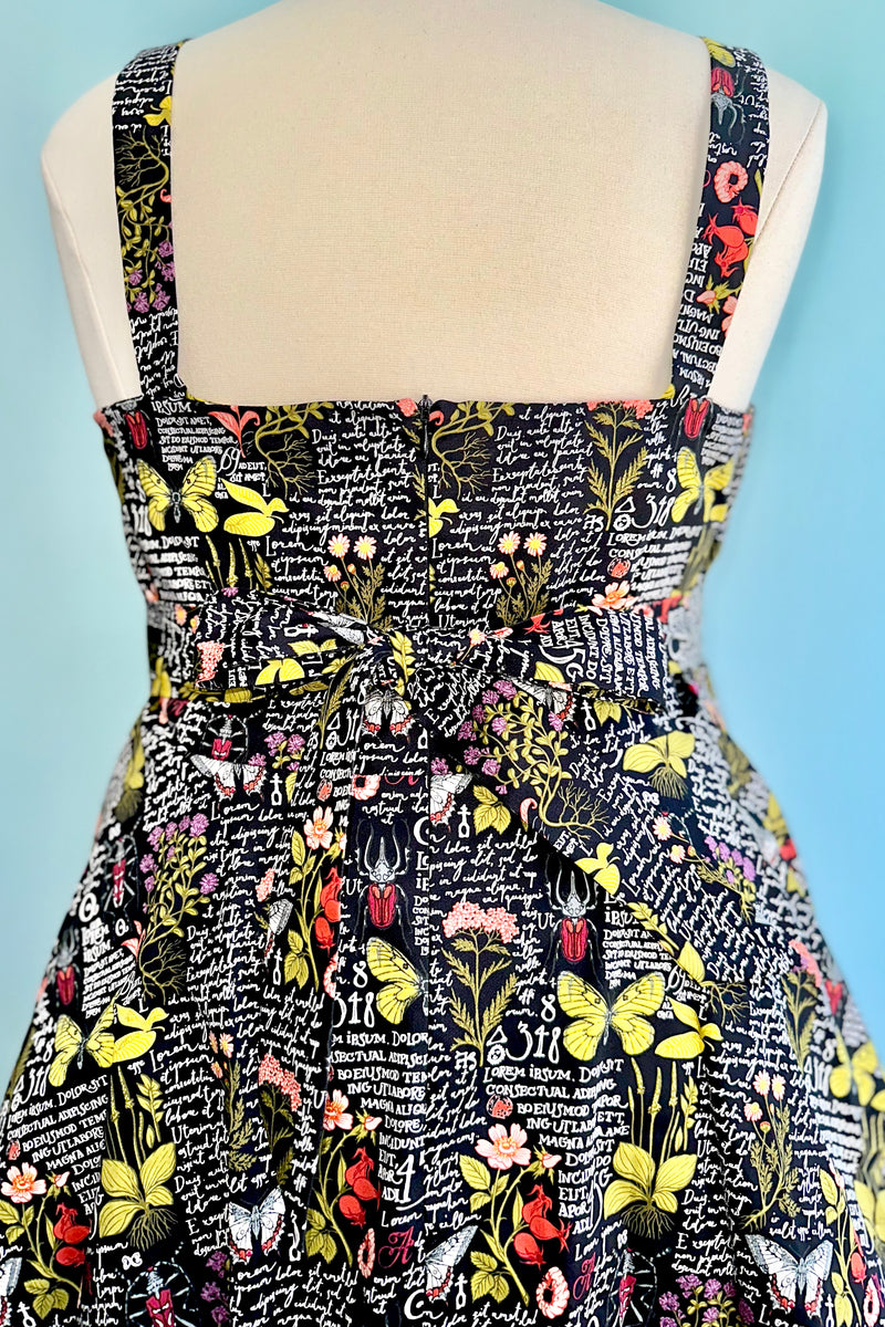 Botanical Butterfly Fold-Over Dress by Eva Rose