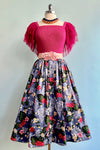 Tropical Oasis Button Front Full Skirt by Collectif