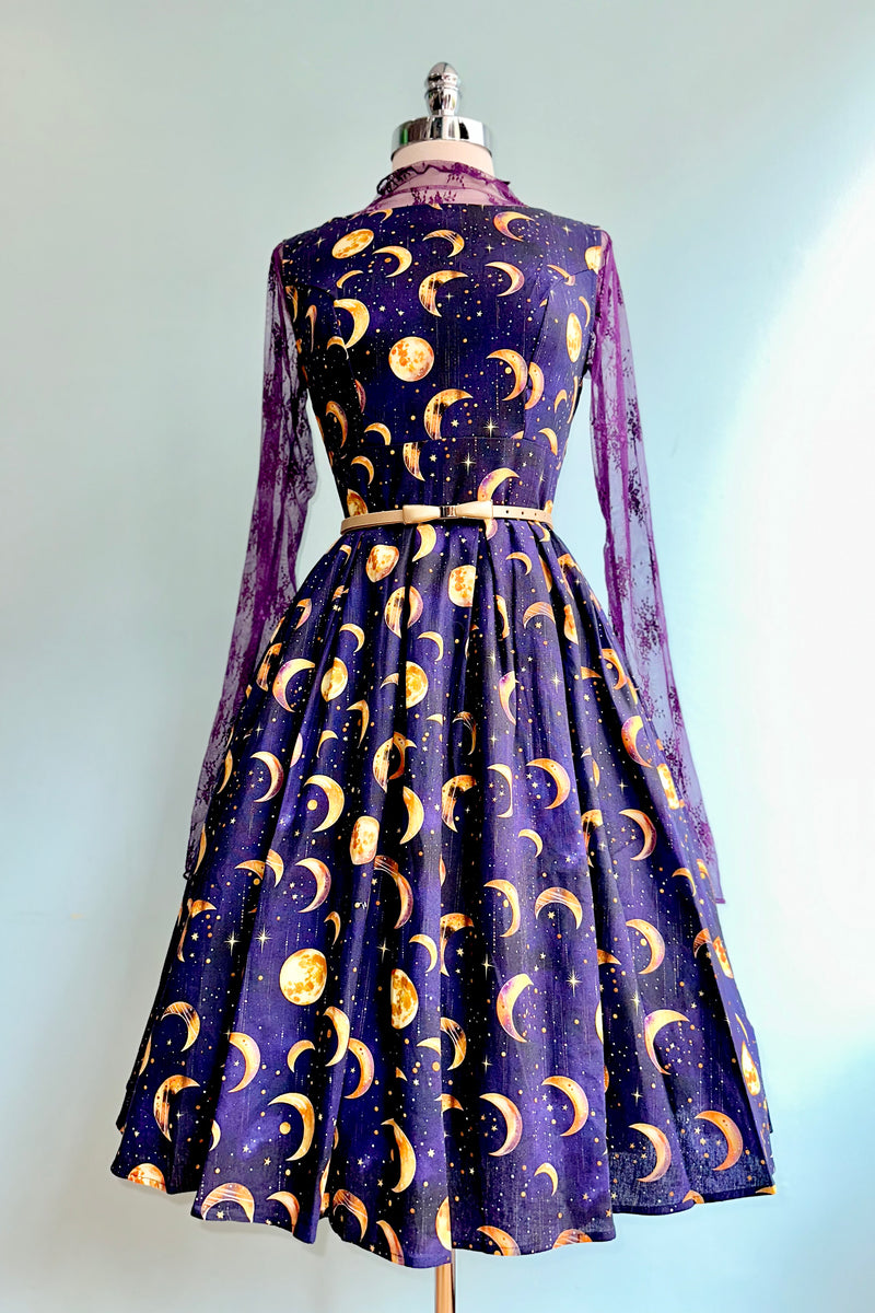 purple moon dress Edie Dress in Purple Moon WINIFRED ROSE