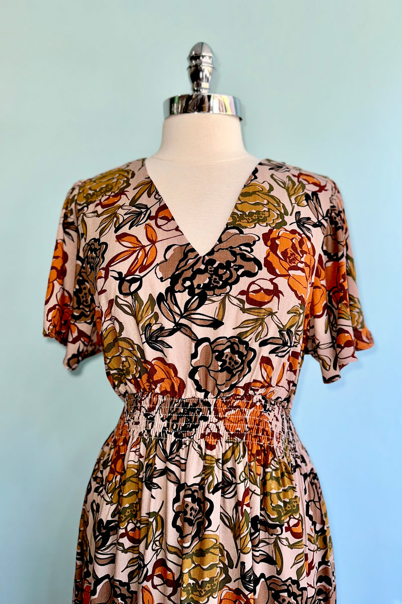 Fall Petalwork Eden Maxi Dress