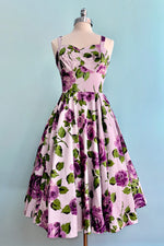 Sandi in Toscana Dress in Lavender by Retrospec'd