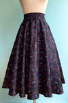Kitty Cat Black Skirt by Banned