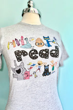 Kids Book Characters T-Shirt in Grey
