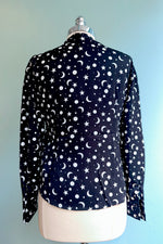 Moon and Stars Blouse in Black by Banned