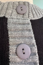 Silver Sun and Moon Cardigan Sweater