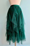 Pleated Tulle Skirt O/S Multiple Colors