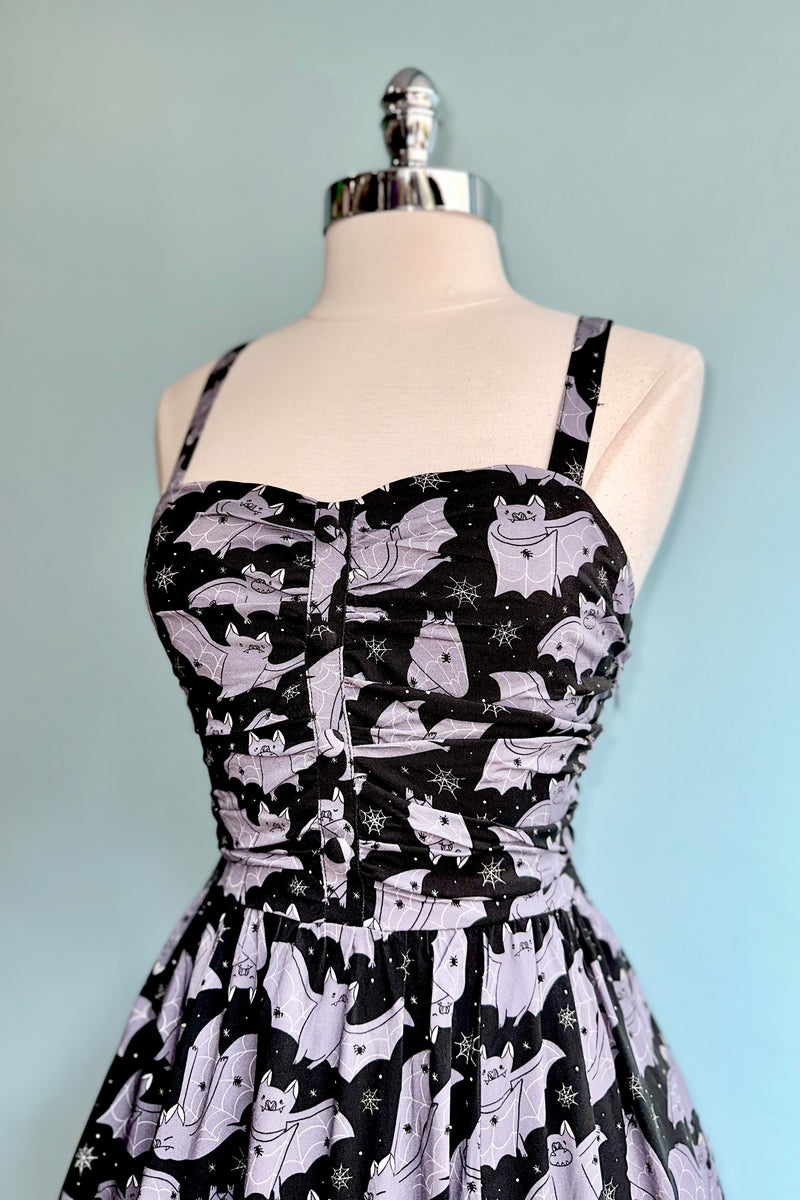 Moonlit Bats Eden Dress by Miss Lulo