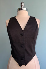 Charcoal Dot Vest by Heart of Haute