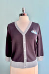 Sharks Embroidered Skye Cardigan by Miss Lulo