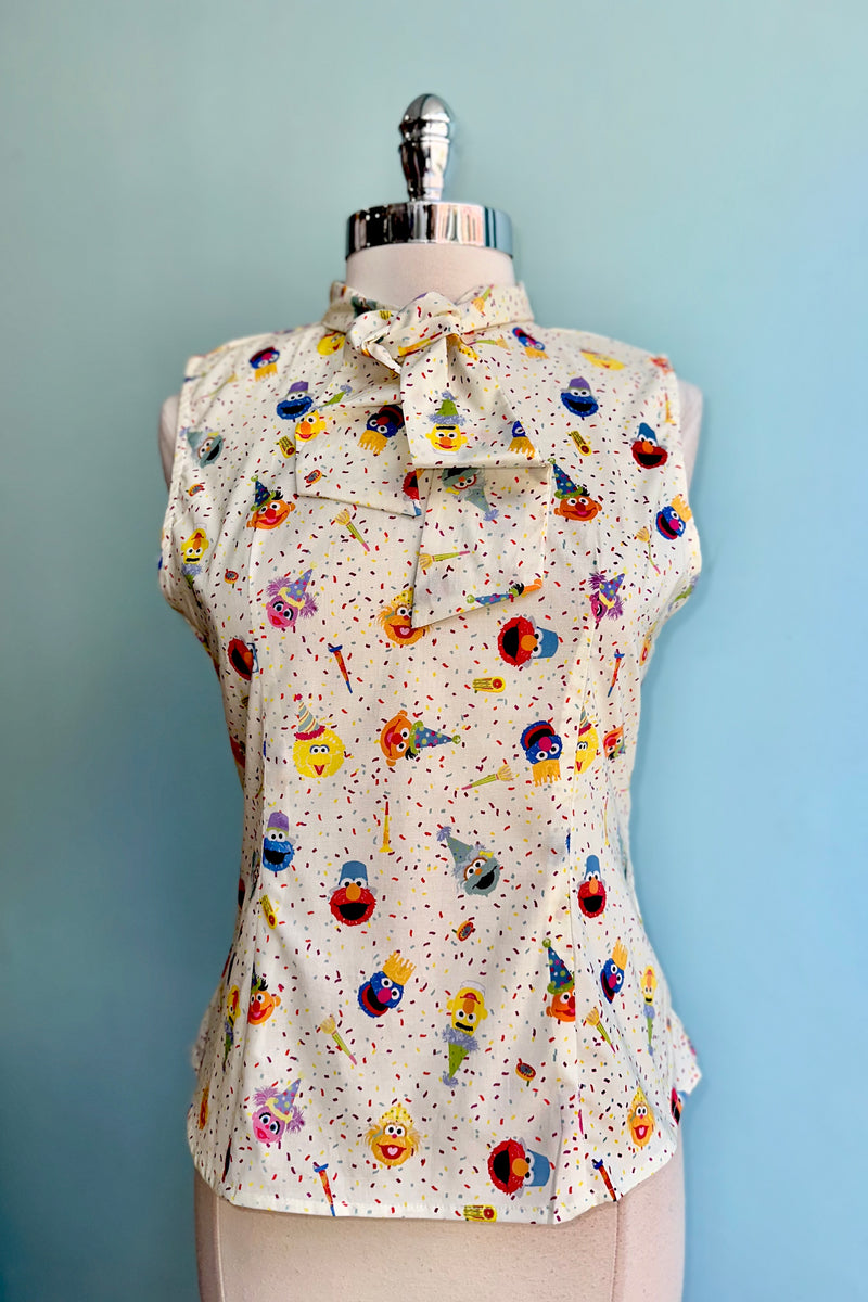 Sesame Street Sleeveless Bow Top by Tulip B.