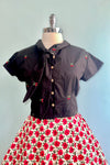 Red Floral Full Skirt by Tulip B.