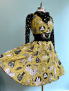 Chartreuse Occult Betty Lou Dress by Heart of Haute