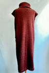 Brown Turtleneck Sweater Dress