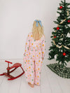 Kids Holiday Cookies Jumpsuit in Pink