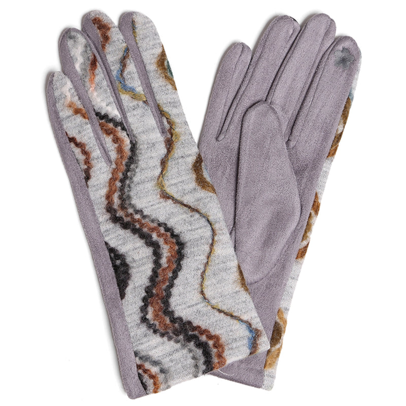 Wavy Swirled Gloves in Multiple Colors