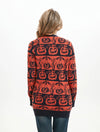 Wickedly Pumpkin Fiona Cardigan by Miss Lulo