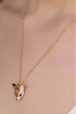 Baby Deer Necklace by Peter and June – Modern Millie