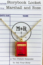 Jane Eyre Book Locket Necklace by Marshall and Rose