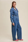 Denim Utility Jumpsuit