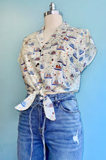 Lost at Sea Peggy Top by Palava