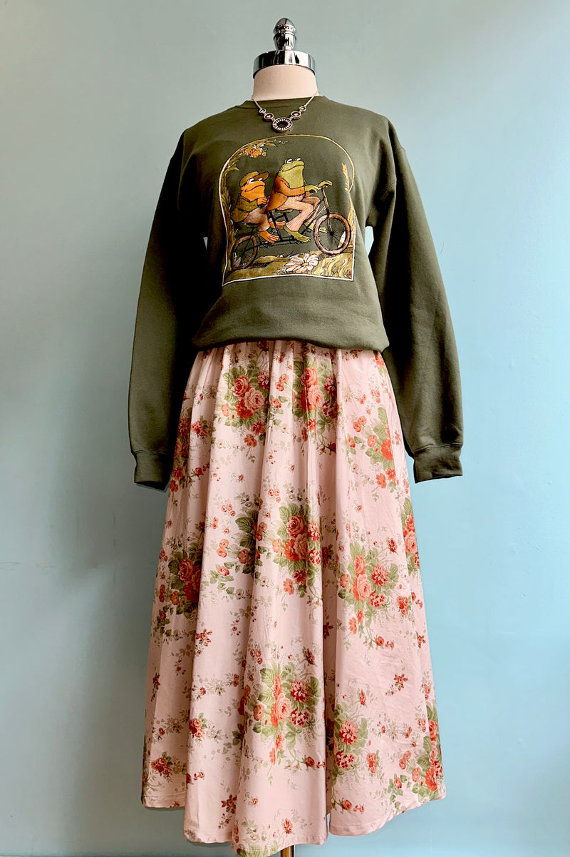 Frog and Toad Sweatshirt in Green