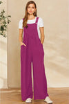 Magenta Wide Leg Jumpsuit