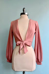 Pink Knit Grace Full Sleeve Sweet Sweater by Heart of Haute