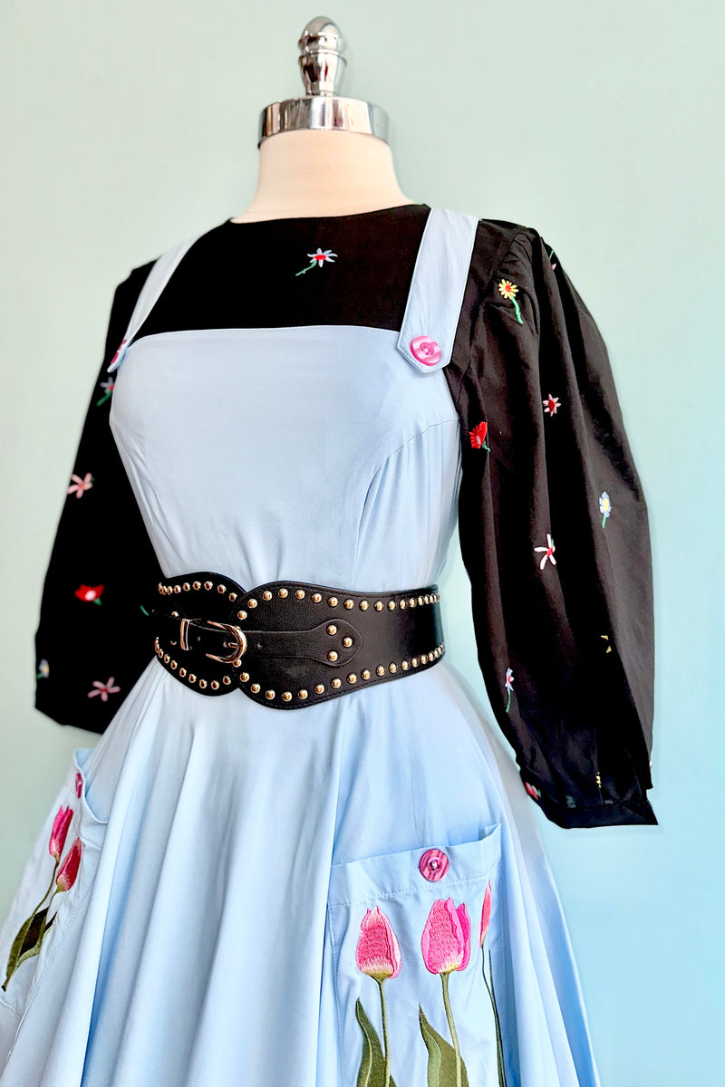 Tulip Pinafore Dress by Hell Bunny – Modern Millie