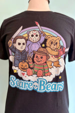 Scare Bears Halloween T-Shirt in Black